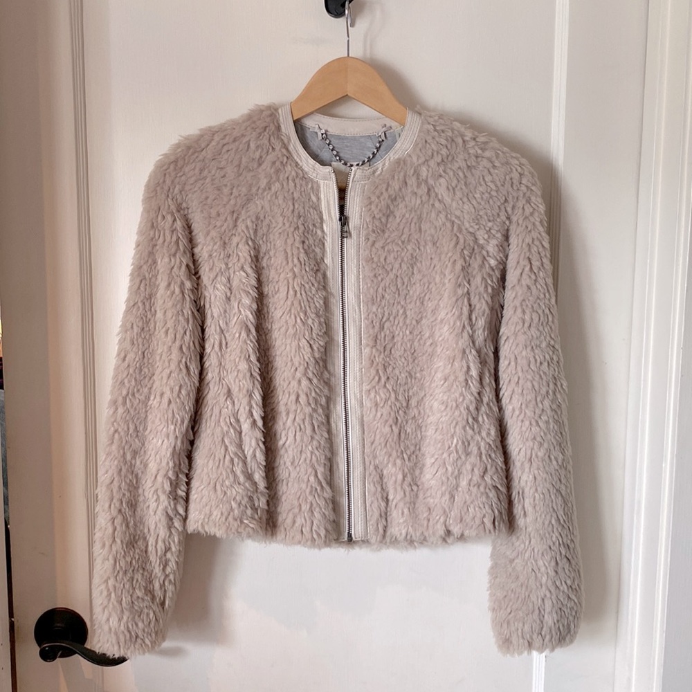 Rebecca Taylor Teddy Jacket Coat XS